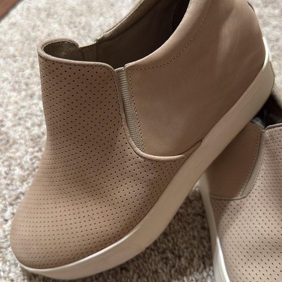 J/SLIDES Sallie Hidden Wedge Suede Sneakers - Picture 3 of 6